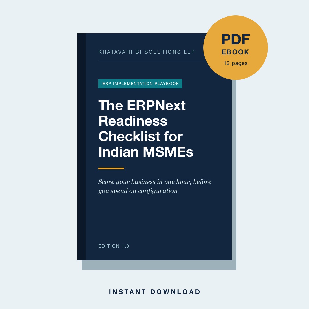 ERPNext Readiness Checklist cover