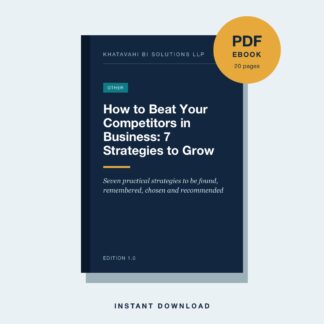 Cover of the ebook How to Beat Your Competitors in Business: 7 Strategies to Grow